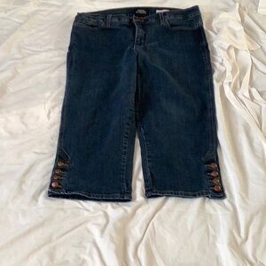 NYDJ Blue Denim Capri Jeans